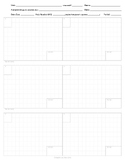 Math Assignment Paper with Gridlines, Answer Spaces, and More!