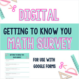 Math Attitude | Getting to Know You Student Questionnaire 