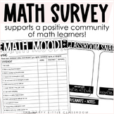 Math Attitude Survey | Building a Classroom Community Focu