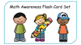 Math Awareness Flash Card Set