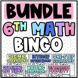 Math BINGO Bundle | 6th Grade Math