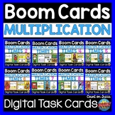 Math BOOM CARDS Multiplication - Third Grade Math Review