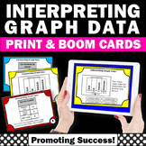 Math BOOM Cards Interpreting Bar Graphs Picture Graphs Rea
