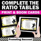 Math BOOM Cards Ratio and Proportions Task Cards Ratio Tab