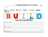 Math BUILD Student Reflection Board