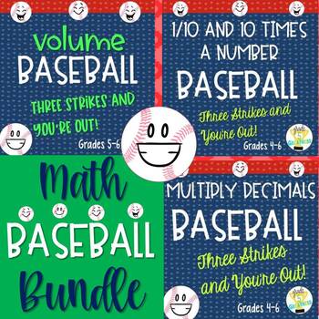 Preview of Math Baseball Bundle