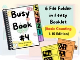 Math Basic Counting 1 - 10 themed Busy Booklet File Folder