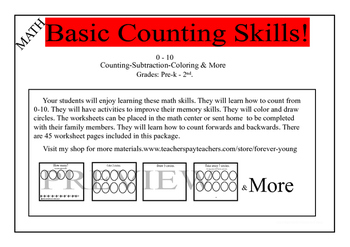 Preview of Math Basic Counting Skills