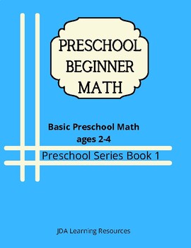 Preview of Math Beginner Workbook Ages 2-4