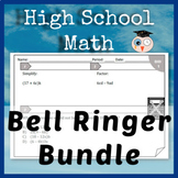Math Bell Ringers for High School