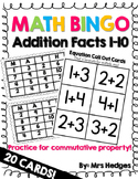 Math Bingo: Addition Facts 1-10