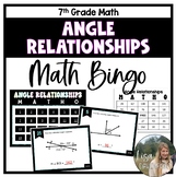 Angle Relationships - Math Bingo Game
