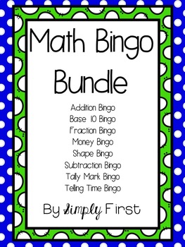 Preview of Math Bingo Bundle!