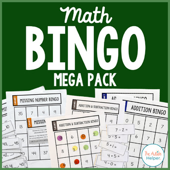 Math Bingo Mega Pack by The Autism Helper | Teachers Pay Teachers