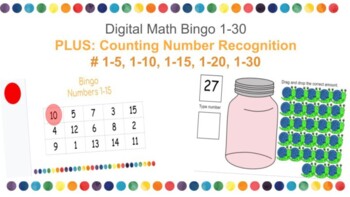 Preview of Math Bingo & Number Recognition