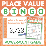 Math Bingo Game Place Value of a Digit 24 Bingo Cards