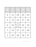Math Bingo:  Solving Single Step Equations.