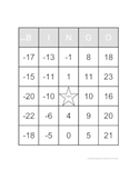 Math Bingo:  Solving Two Step Equations