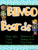 Math Bingo! Tens Frames, Number Recognition, Tally Marks, 