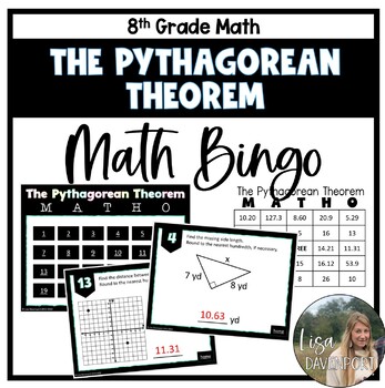 Preview of The Pythagorean Theorem - Math Bingo Game