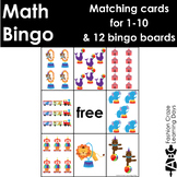Math Bingo and Matching Numbers 1-10