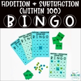 Math Bingo for 2nd Grade - Addition and Subtraction (Within 100)