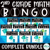 Math Bingo for 2nd Grade - COMPLETE BUNDLE