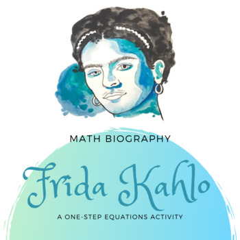 Preview of One Step Equations Worksheet - Frida Kahlo