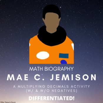 Preview of Multiplying Decimals Worksheet (differentiated) - Mae C. Jemison