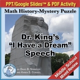 Black History ML King Dream Speech | Middle School Math PD