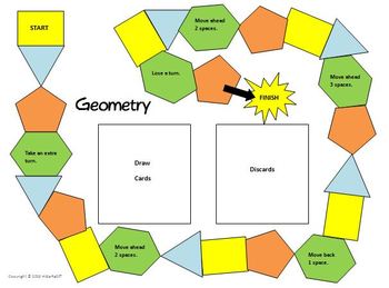 Math Board Game 6Th Grade - Geometry (6.G) By Hilda Ratliff | Tpt