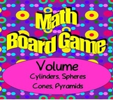 Math Board Game - Geometry - Volume - Sphere, Cylinder, Co