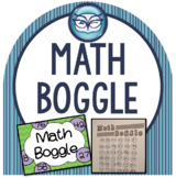 Math Boggle - Practice operations!