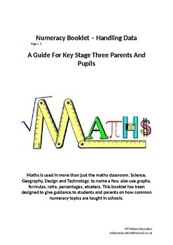 Preview of Math Booklet - Handling Data