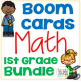 Math Boom Cards Digital Games Bundle for First Grade