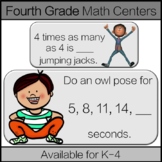 Fourth Grade Math Centers: Operations & Algebraic Thinking