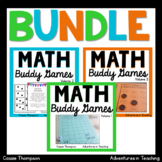 Math Buddy Games BUNDLE Partner Games for Centers and Stations
