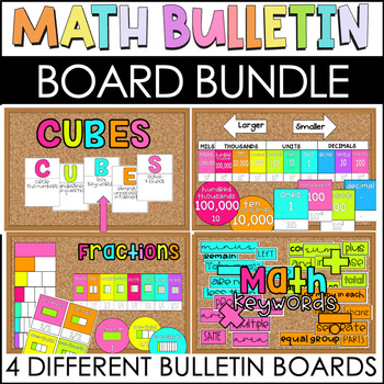 Math Bulletin Board Bundle by Teachin in the Sun | TpT