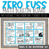 Math Bulletin Board | Math Posters | Inspirational Set | LOW PREP