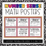 Math Bulletin Board Posters for Number Talks Mental Math S