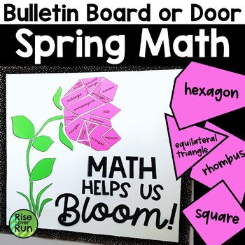 Preview of Spring Math Bulletin Board or Door for March, April, May