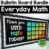 Math Bulletin Boards How We Use Math in Everyday Life