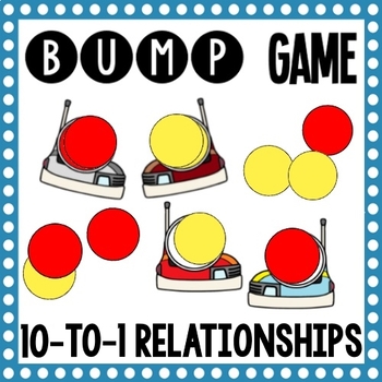 Preview of Math Bump Game - 10-to-1 Relationships and Place Value