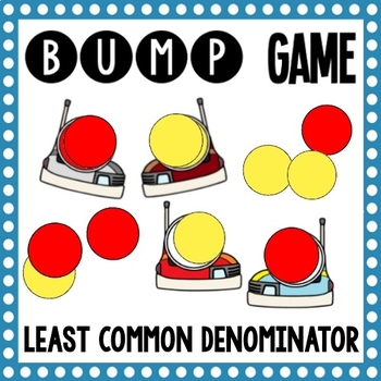 Preview of Math Bump Game - Least Common Denominator