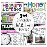 Math Bundle 2nd Grade ~ Telling Time  Money and Measuremen