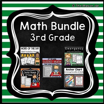 Preview of Math Bundle - 3rd Grade