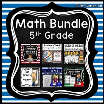 Preview of Math Bundle - 5th Grade