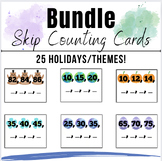 Skip Counting Activities/Games Number Task Cards Seasonal 