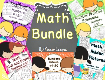 Preview of Math Bundle by Kinder League