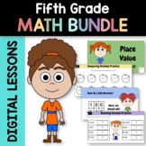 Math Bundle for Fifth Grade | Google Slides | 30% off | Ma